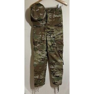 army Combat Uniform Hat  Pants hunting outdoor cargo Tactical Hiking Cosplay Z2